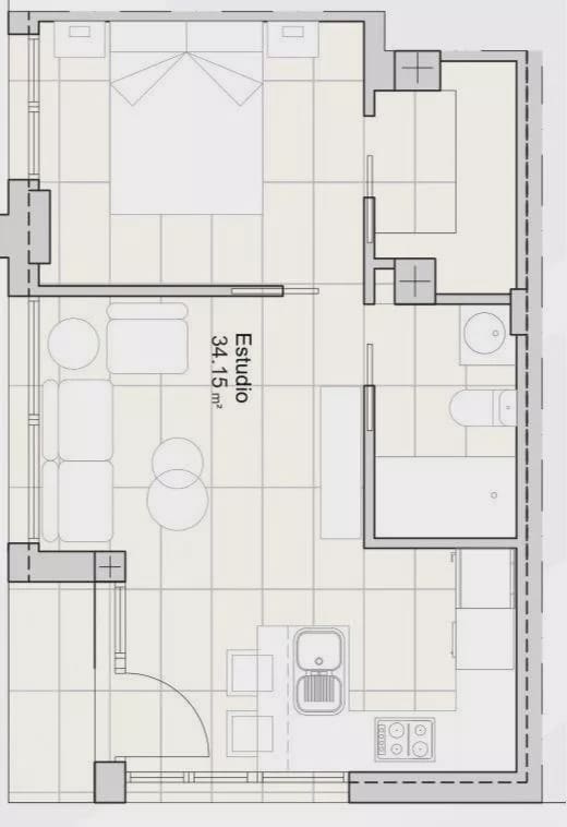 1 soverom Strandleiligheter til salgs i Santiago de la Ribera - € 179 000 (Ref: 10175470)