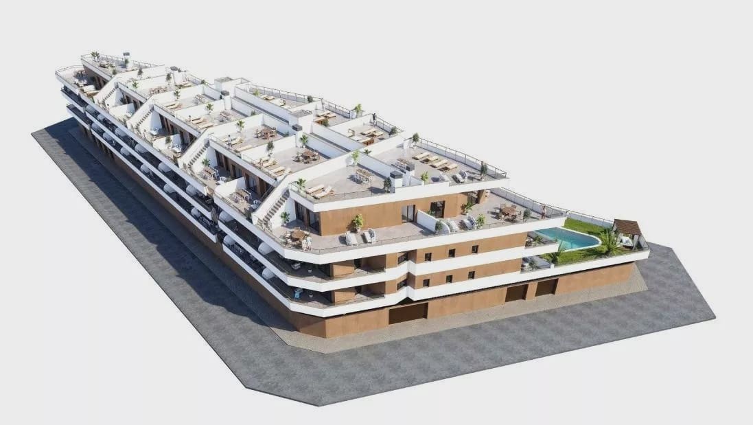 1 soveværelse Lejlighed til salg i Formentera del Segura med swimmingpool garage - € 150.000 (Ref: 10177485)