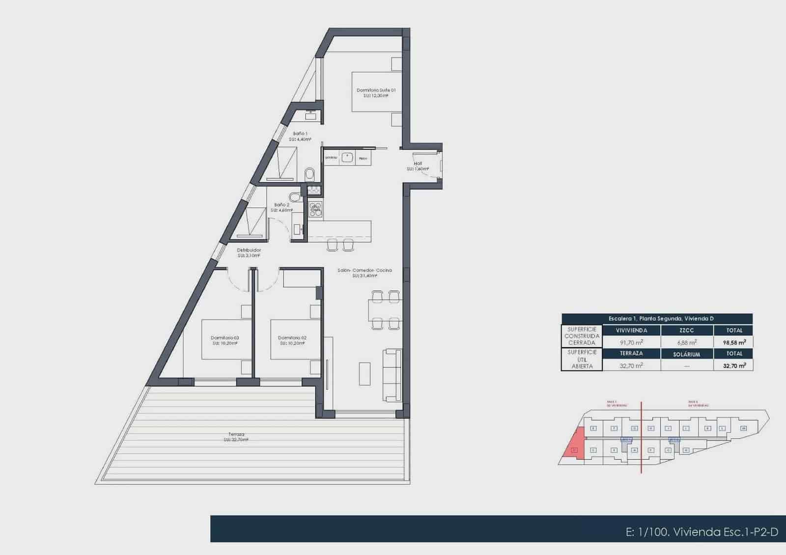3 soveværelse Lejlighed til salg i Formentera del Segura med swimmingpool garage - € 320.000 (Ref: 10177488)