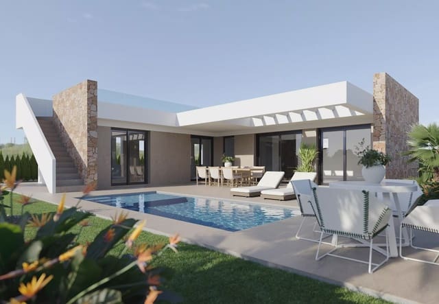 Chalet de 3 habitaciones en Hacienda del Alamo, Fuente Alamo de Murcia en venta con piscina garaje - 375.900 € (Ref: 10183659)