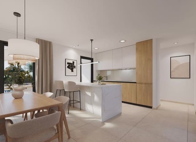 Chalet de 3 habitaciones en Hacienda del Alamo, Fuente Alamo de Murcia en venta con piscina garaje - 375.900 € (Ref: 10183659)