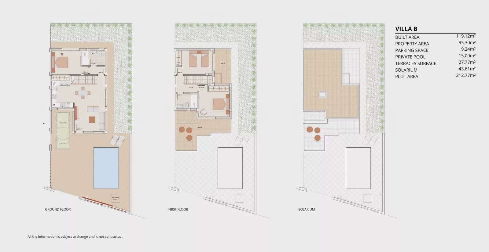 Pareado de 3 habitaciones en Los Alcázares en venta con piscina garaje - 428.000 € (Ref: 10183660)