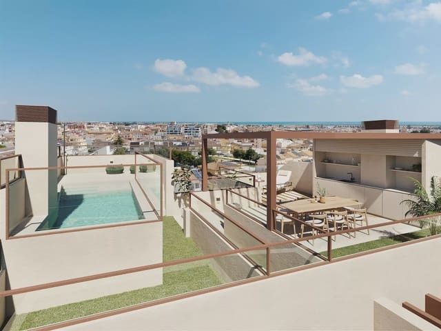3 bedroom Bungalow for sale in San Pedro del Pinatar ciudad, San Pedro del Pinatar with pool garage - € 342,900 (Ref: 10186048)
