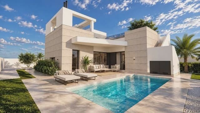 4 soverom Villa til salgs i El Chaparral, Torrevieja med svømmebasseng garasje - € 799 000 (Ref: 10186050)