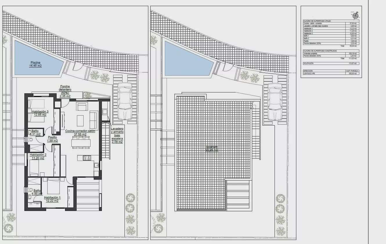 3 soveværelse Villa til salg i Pilar de la Horadada med swimmingpool garage - € 422.500 (Ref: 7915628)