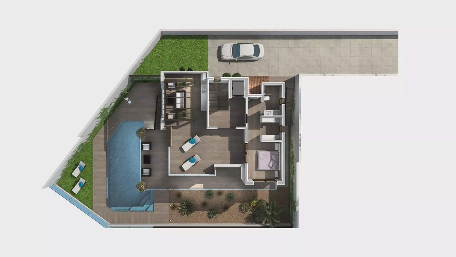 3 sovrum Villa till salu i Rojales med pool garage - 852 000 € (Ref: 7915670)