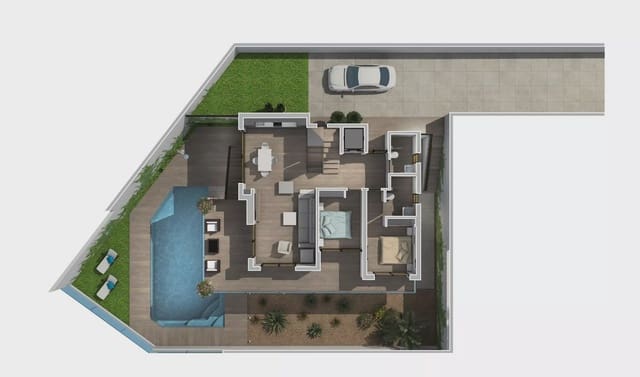 3 sovrum Villa till salu i Ciudad Quesada, Rojales med pool garage - 852 000 € (Ref: 7915670)