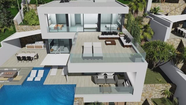 4 sypialnia Willa na sprzedaż w Maryvilla, Calpe / Calp z basenem - 1 550 000 € (Ref: 7915686)