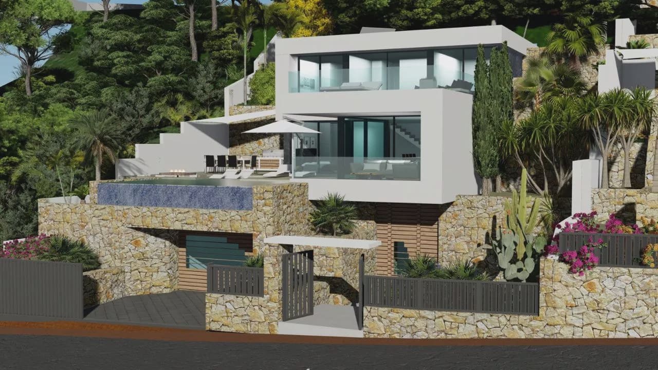4 Zimmer Villa zu verkaufen in Calpe / Calp mit Pool - 1.550.000 € (Ref: 7915686)