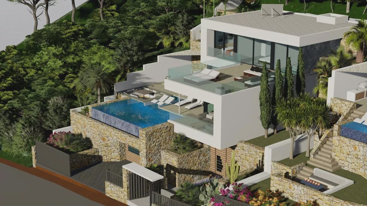 4 Zimmer Villa zu verkaufen in Calpe / Calp mit Pool - 1.550.000 € (Ref: 7915686)