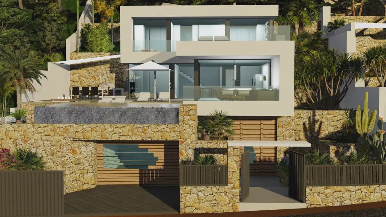 4 bedroom Villa for sale in Calpe / Calp with pool - € 1,550,000 (Ref: 7915686)