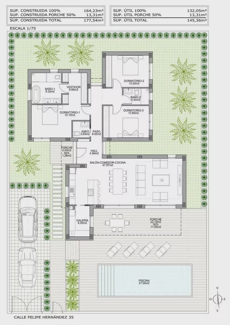 3 bedroom Villa for sale in Benijofar with pool - € 708,000 (Ref: 7915698)