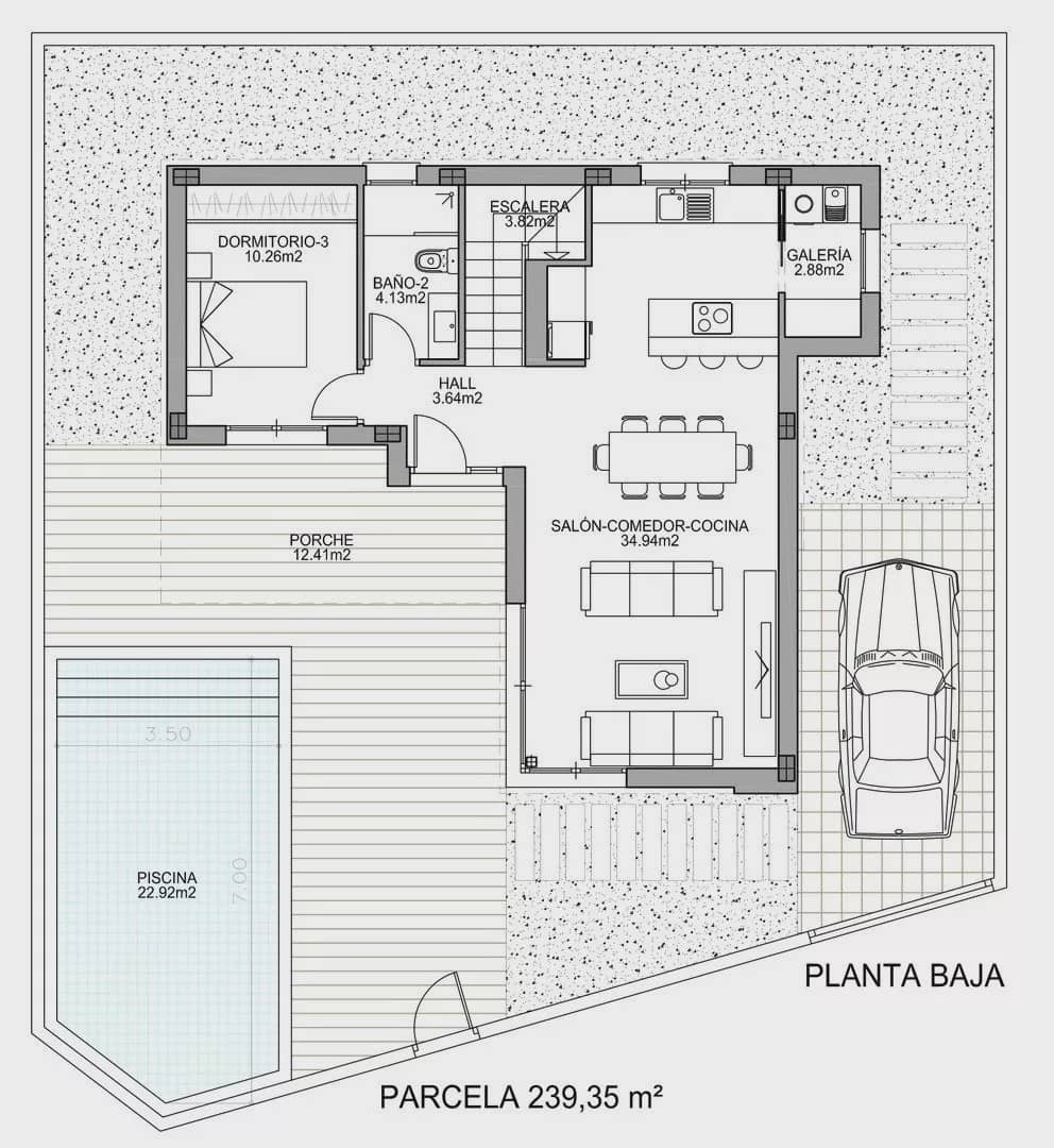 3 bedroom Villa for sale in Benijofar with pool garage - € 586,000 (Ref: 7915699)