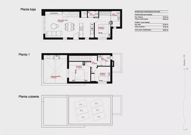 3 bedroom Semi-detached Villa for sale in Daya Nueva with pool garage - € 317,000 (Ref: 7915837)