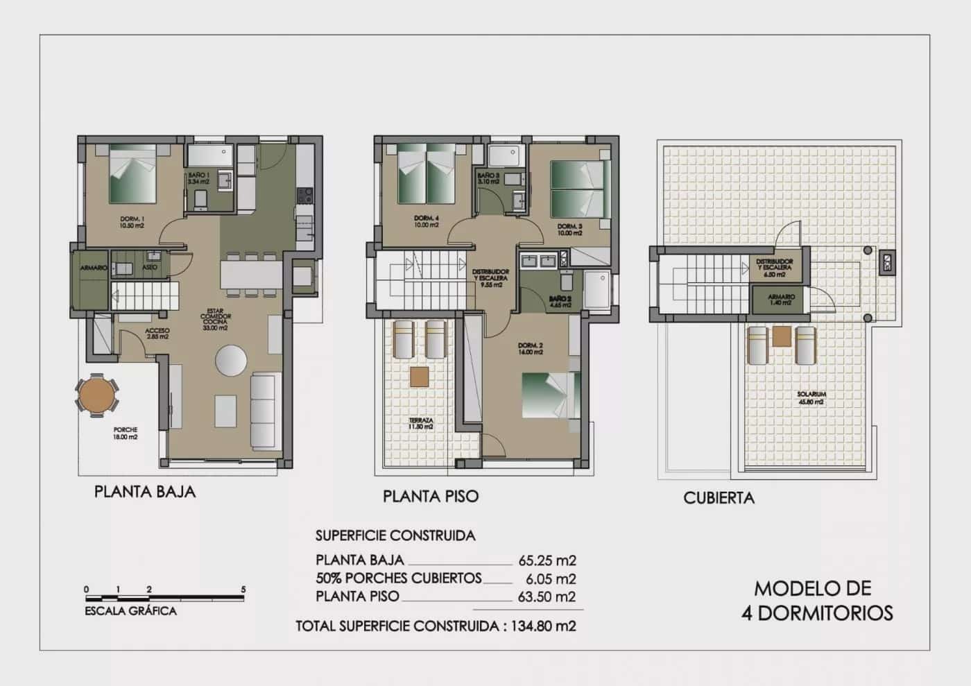 4 chambre Villa/Maison à vendre à San Miguel de Salinas avec piscine garage - 630 000 € (Ref: 7915910)