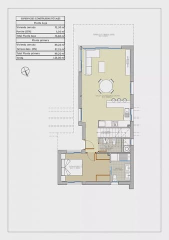 3 soverom Villa til salgs i Pinar de Campoverde, Pilar de la Horadada med svømmebasseng garasje - € 460 000 (Ref: 7915926)
