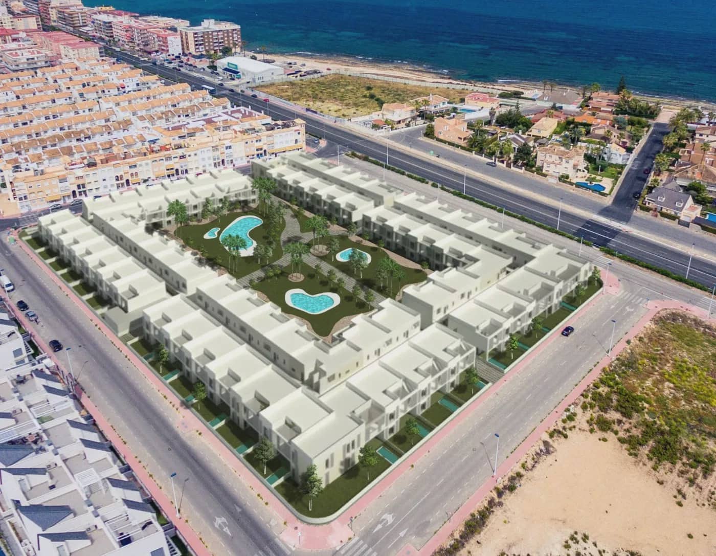 2 quarto Bungalow para venda em Torrevieja com piscina garagem - 380 000 € (Ref: 7915956)
