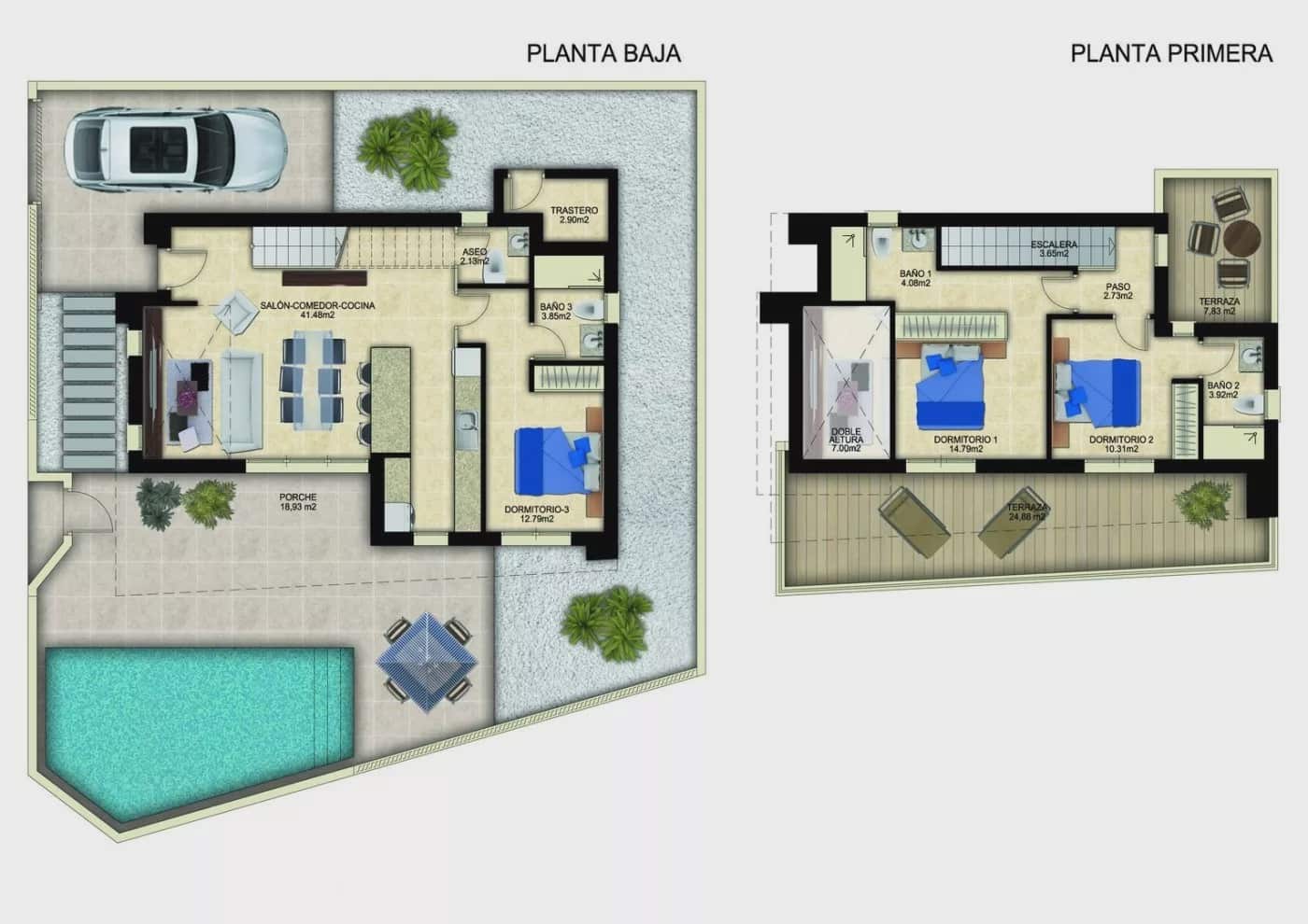 3 bedroom Villa for sale in Benijofar with pool garage - € 637,000 (Ref: 7916024)