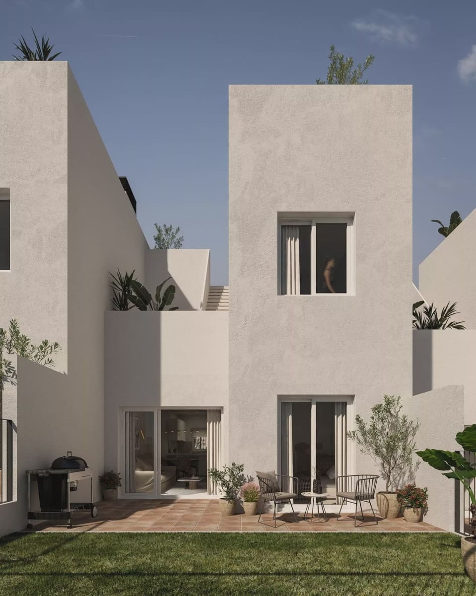 3 soverom Kjedet enebolig til salgs i Monforte del Cid med svømmebasseng garasje - € 365 000 (Ref: 7916047)