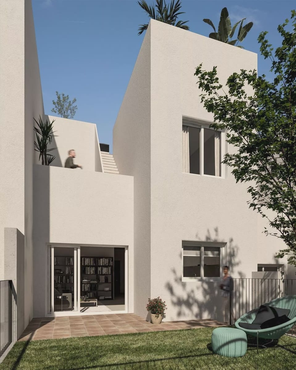 3 soverom Kjedet enebolig til salgs i Monforte del Cid med svømmebasseng garasje - € 365 000 (Ref: 7916047)
