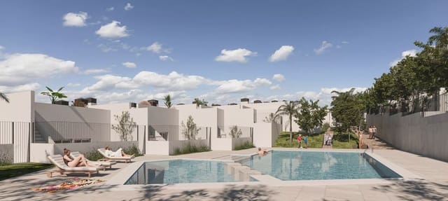 3 soverom Kjedet enebolig til salgs i Monforte del Cid med svømmebasseng garasje - € 365 000 (Ref: 7916047)