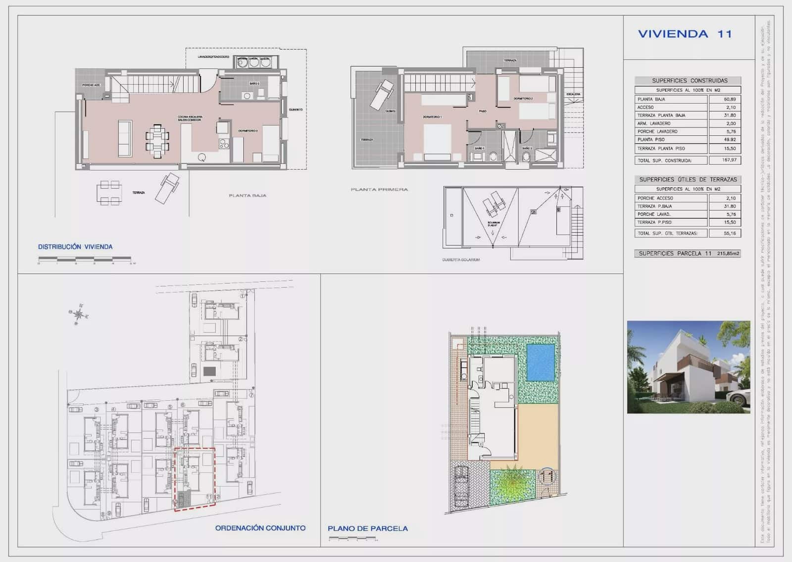 3 bedroom Villa for sale in La Marina with pool - € 595,000 (Ref: 7916235)