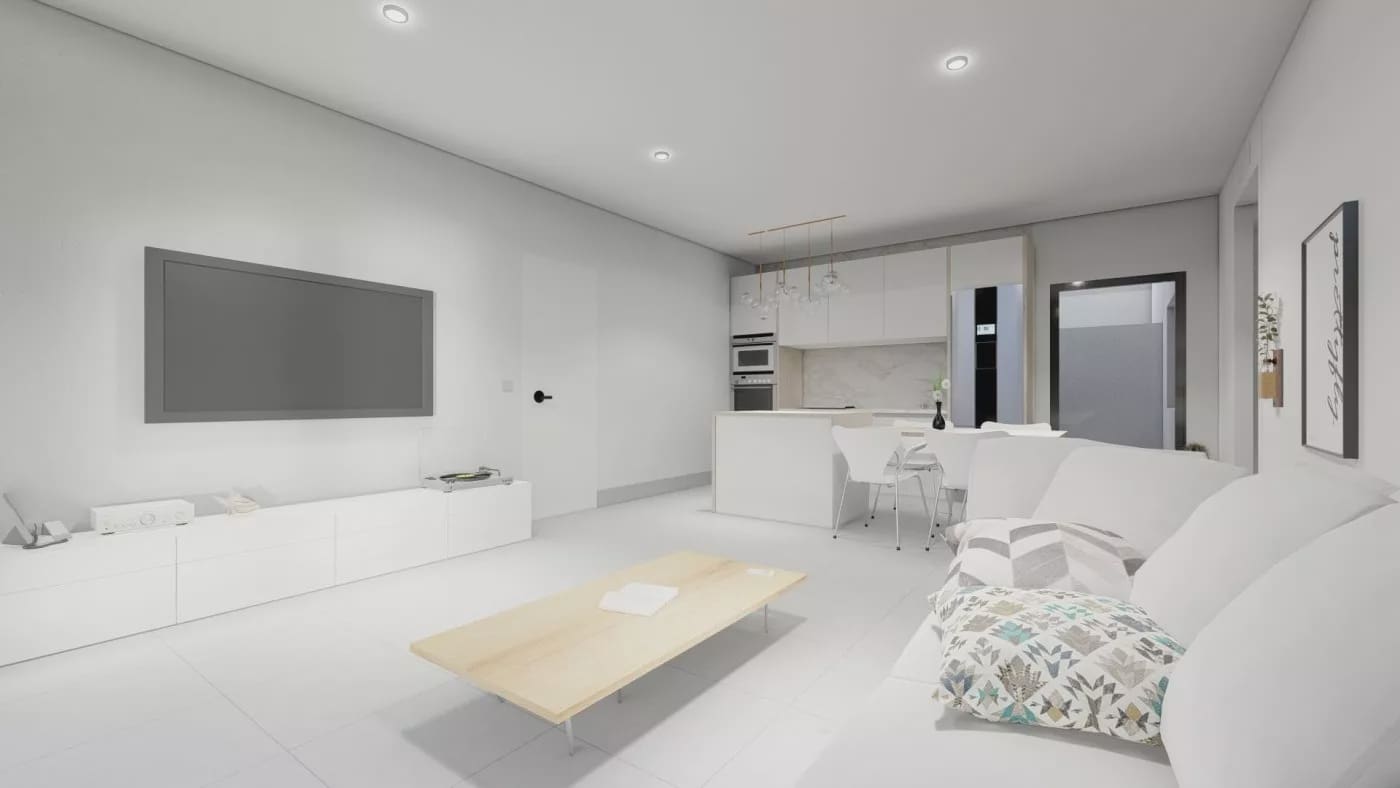 3 soverom Kjedet enebolig til salgs i Roldan med svømmebasseng garasje - € 392 500 (Ref: 7916285)