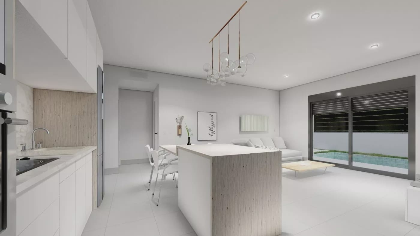 3 soverom Kjedet enebolig til salgs i Roldan med svømmebasseng garasje - € 392 500 (Ref: 7916285)