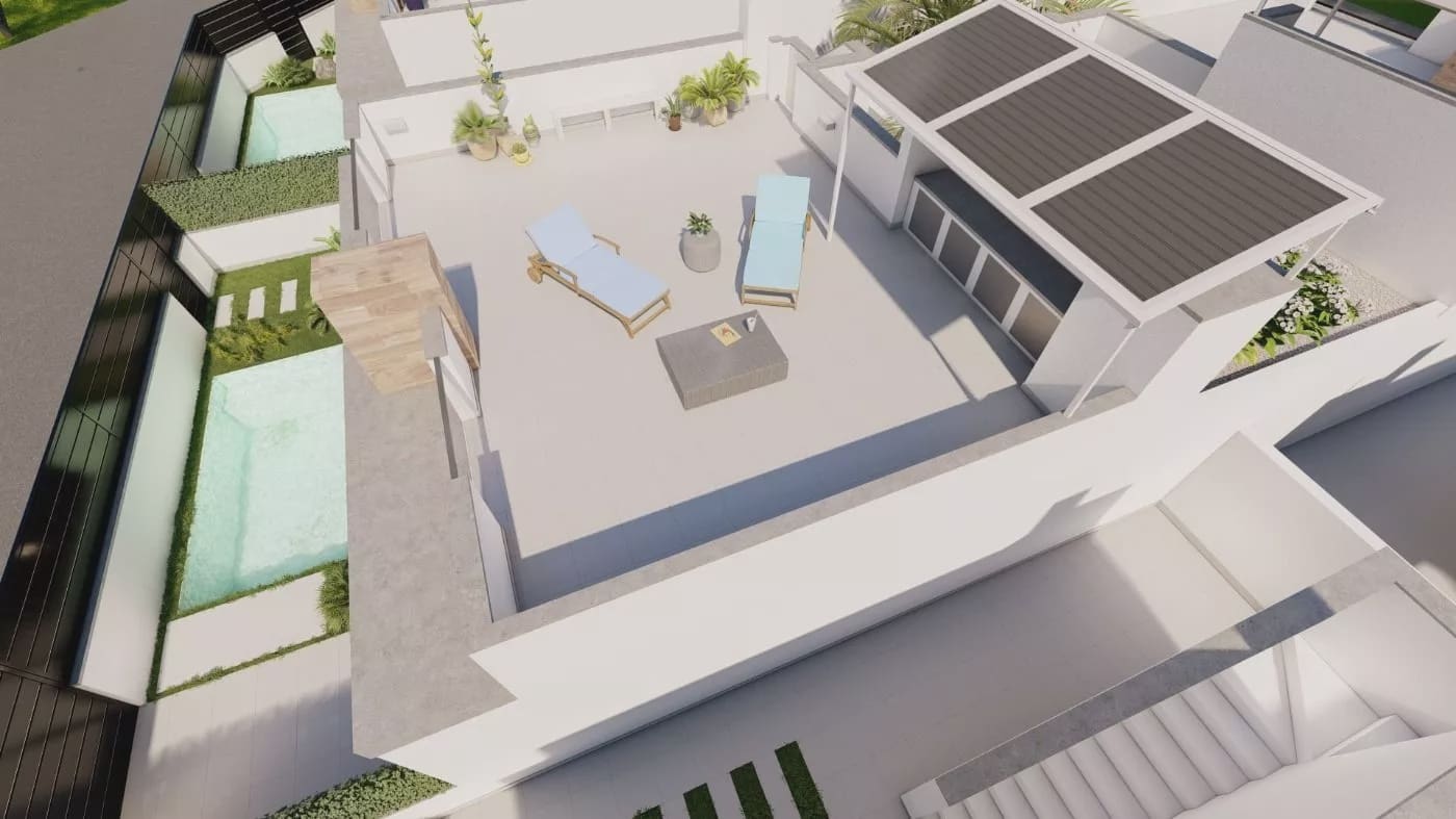 2 soverom Kjedet enebolig til salgs i Roldan med svømmebasseng garasje - € 311 900 (Ref: 7916316)