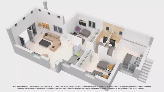 3 soveværelse Villa til salg i Las Lomas de Rame - Bahía Bella, Los Alcázares med garage - € 397.650 (Ref: 7916320)