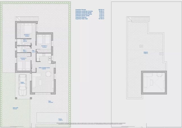 3 soveværelse Villa til salg i Las Lomas de Rame - Bahía Bella, Los Alcázares med garage - € 397.650 (Ref: 7916320)