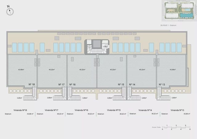 Apartamento de 2 habitaciones en Pilar de la Horadada ciudad, Pilar de la Horadada en venta con piscina garaje - 299.000 € (Ref: 7928657)