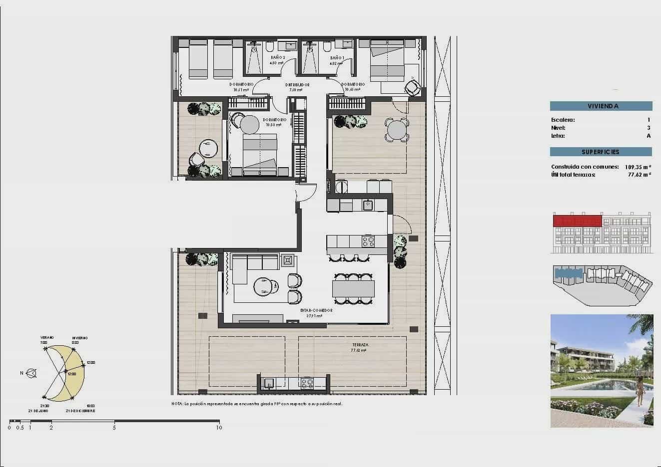 3 bedroom Apartment for sale in Los Alcazares with pool garage - € 529,000 (Ref: 7928665)