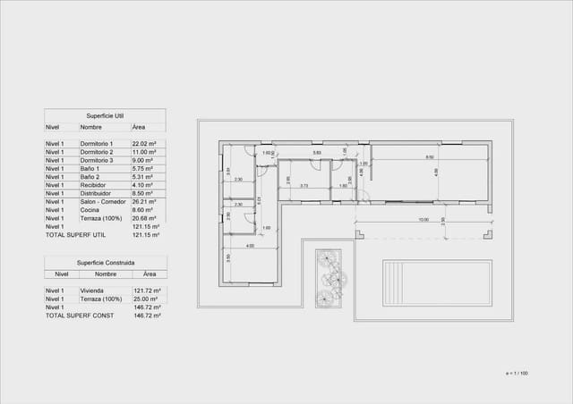 3 soveværelse Villa til salg i La Romana med swimmingpool garage - € 416.000 (Ref: 7928675)