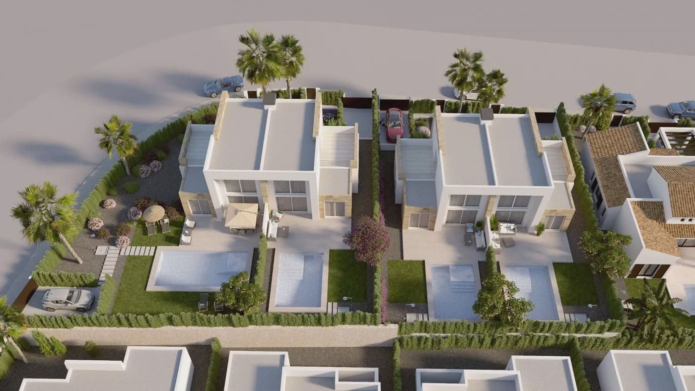 3 soverom Kjedet enebolig til salgs i Algorfa med svømmebasseng garasje - € 495 000 (Ref: 8096595)