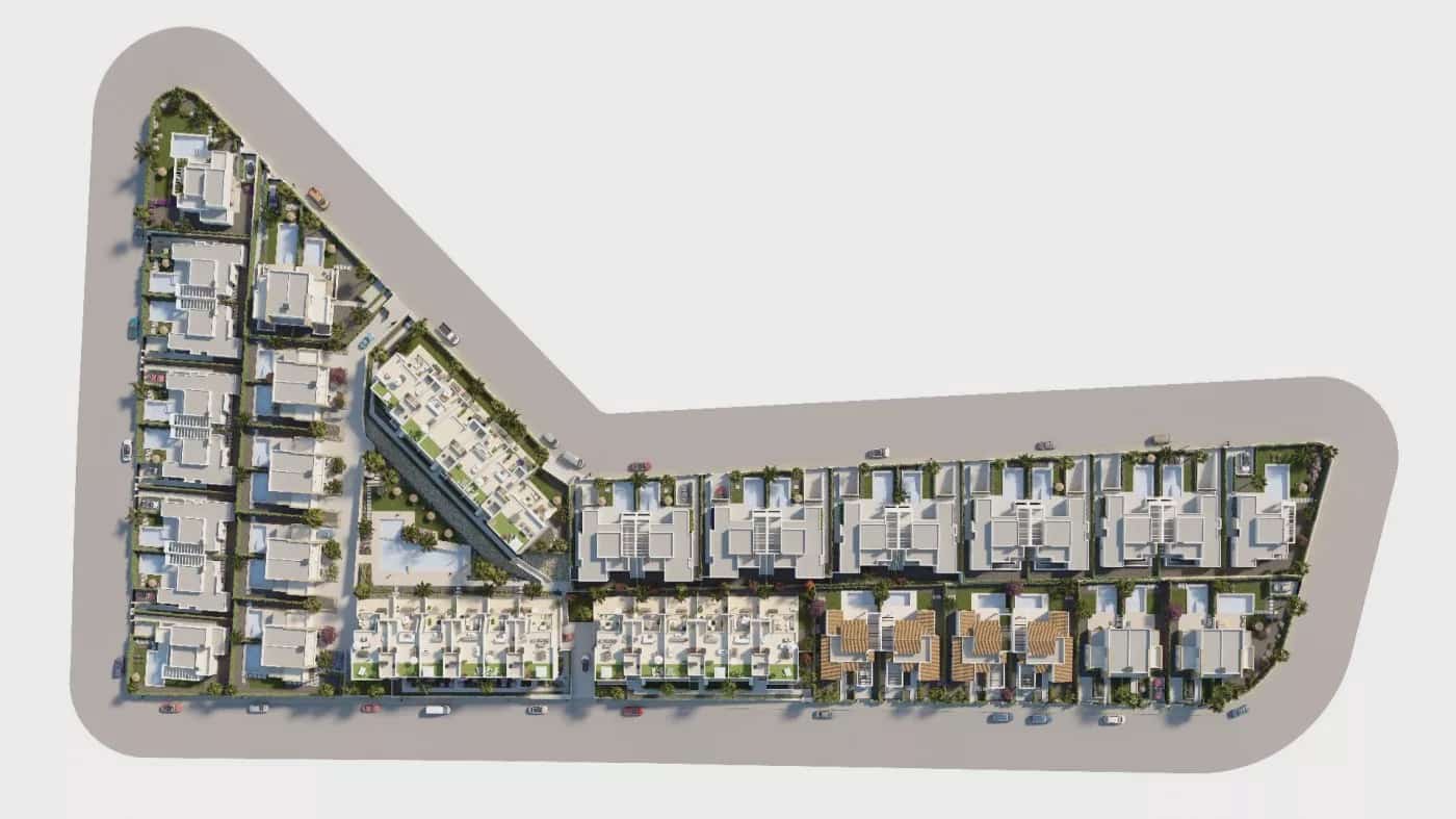 3 soverom Kjedet enebolig til salgs i Algorfa med svømmebasseng garasje - € 495 000 (Ref: 8096595)