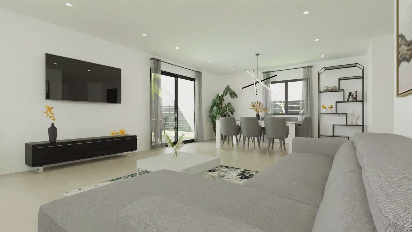 3 sypialnia Willa na sprzedaż w Monforte del Cid z basenem garażem - 499 900 € (Ref: 8096658)