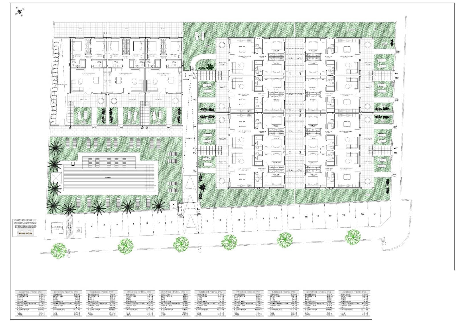 2 soveværelse Bungalow til salg i Pilar de la Horadada med swimmingpool garage - € 252.900 (Ref: 8096679)
