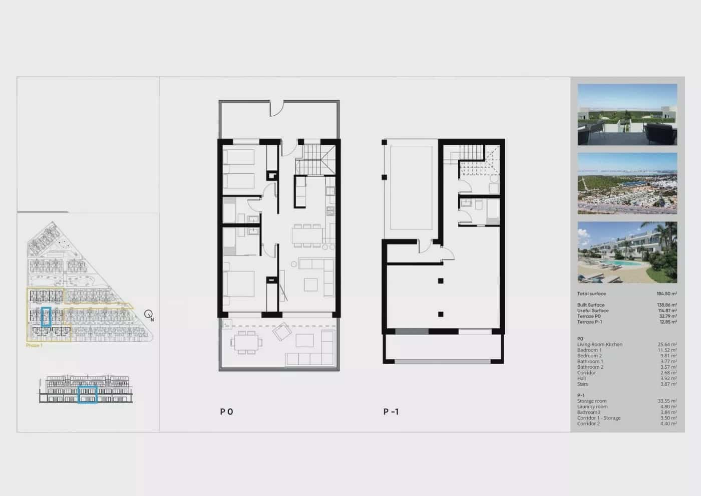 2 soverom Bungalow til salgs i Torrevieja med svømmebasseng garasje - € 330 000 (Ref: 8096680)
