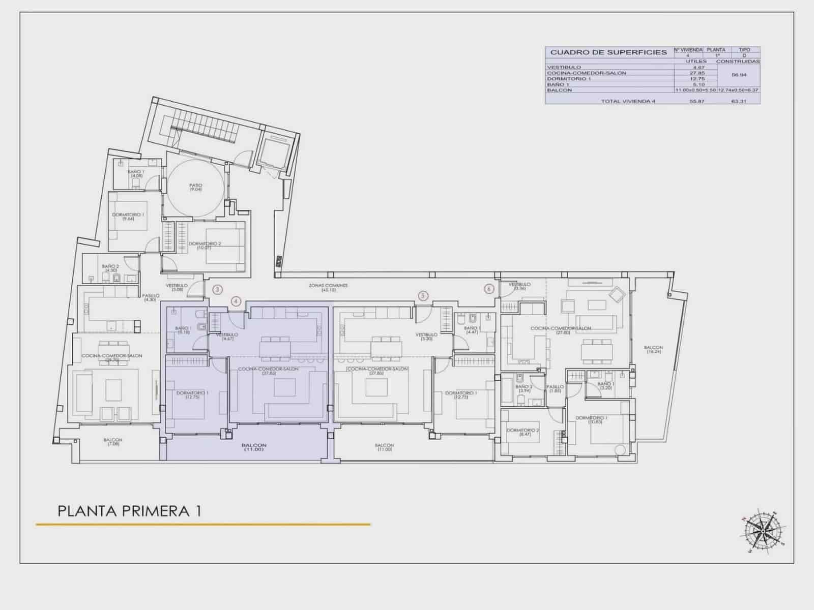 1 soverom Leilighet til salgs i Torrevieja - € 255 000 (Ref: 8096684)