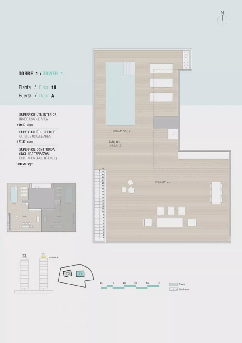 3 soveværelse Penthouse til salg i Calpe / Calp med swimmingpool garage - € 1.650.000 (Ref: 8096698)