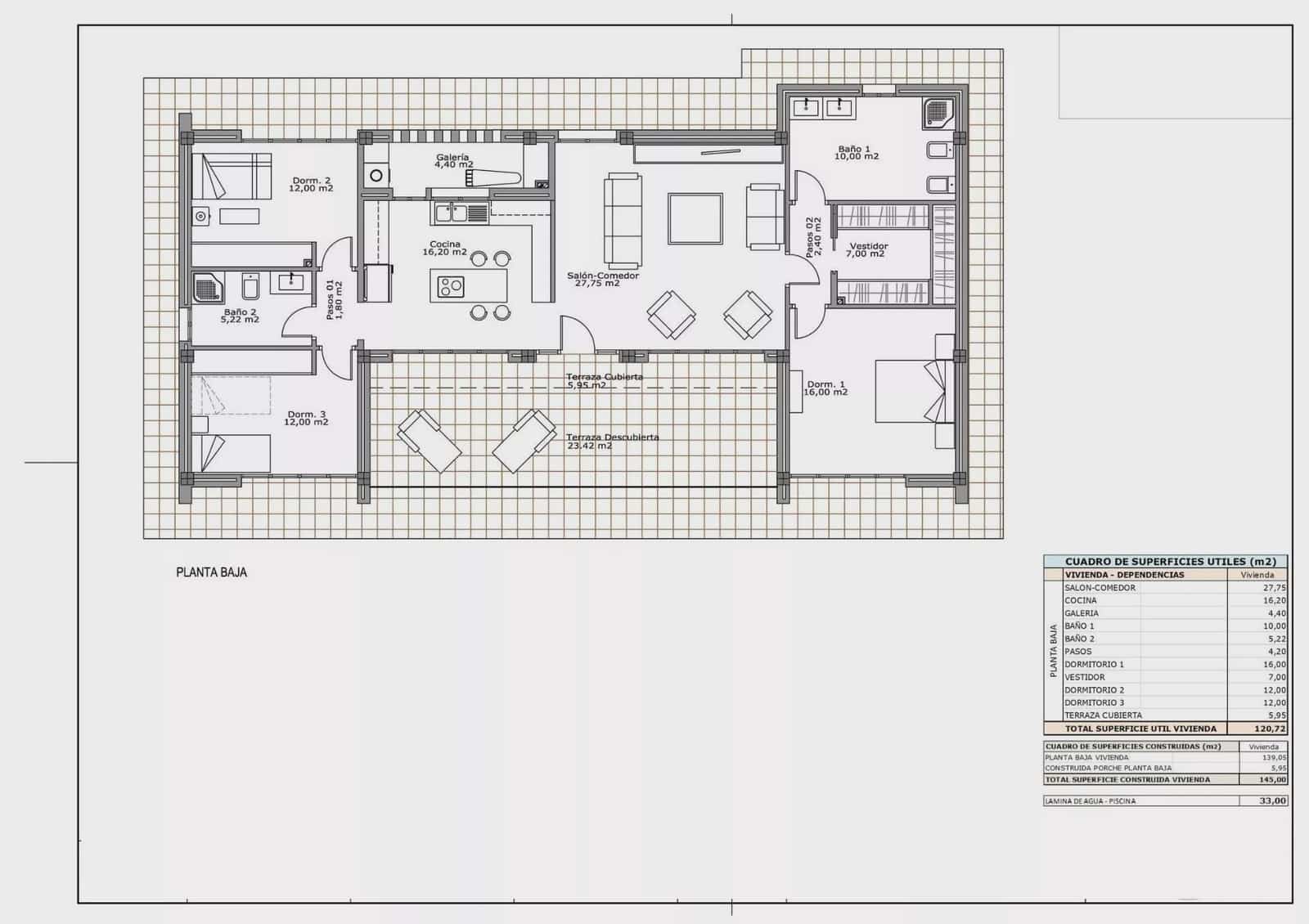 3 soverom Villa til salgs i Pinoso med svømmebasseng garasje - € 398 000 (Ref: 8096727)