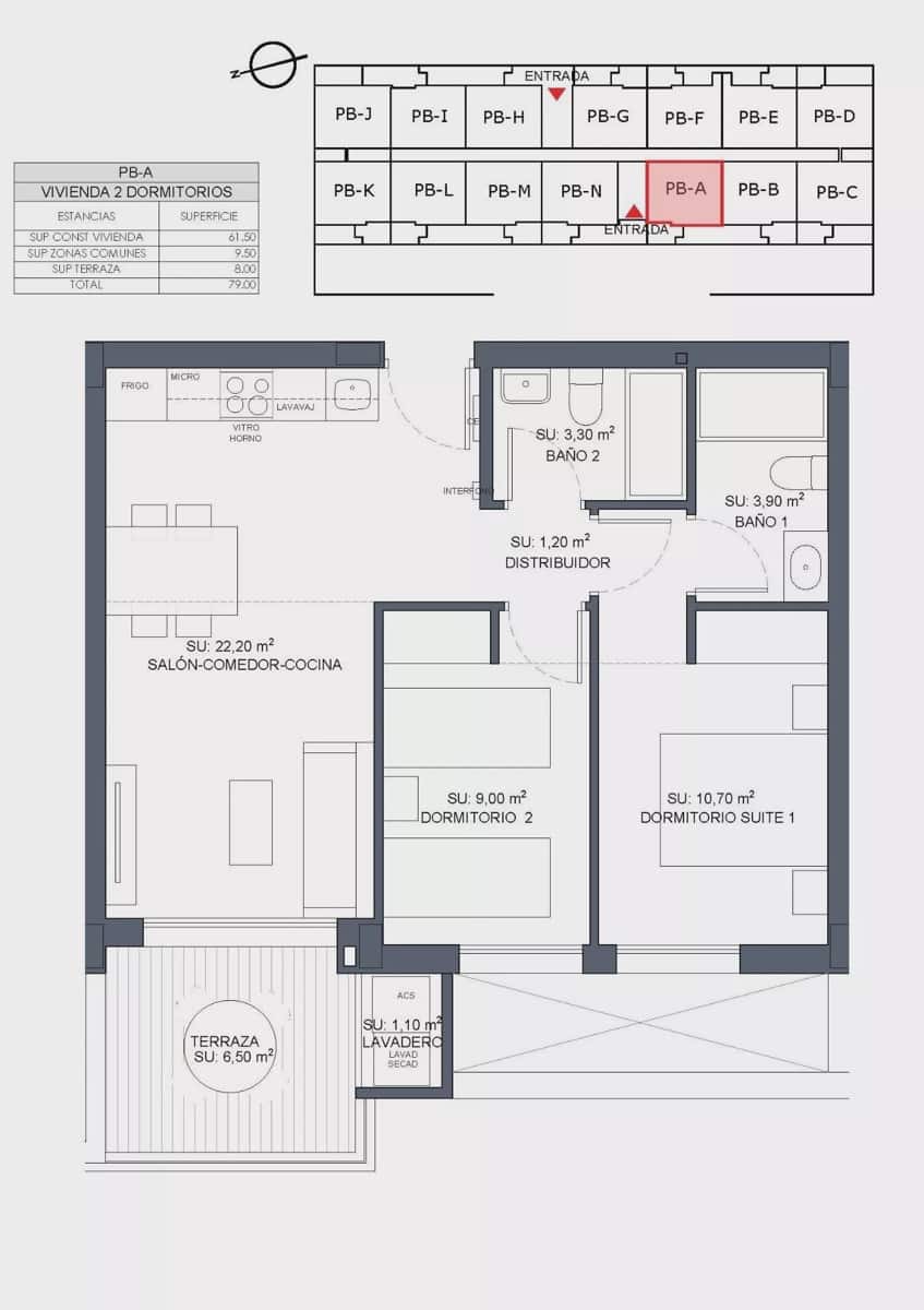 2 bedroom Apartment for sale in Benijofar with pool - € 253,000 (Ref: 8215822)