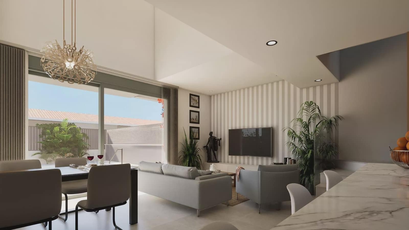 3 soverom Kjedet enebolig til salgs i Los Nietos med svømmebasseng garasje - € 374 900 (Ref: 8260871)