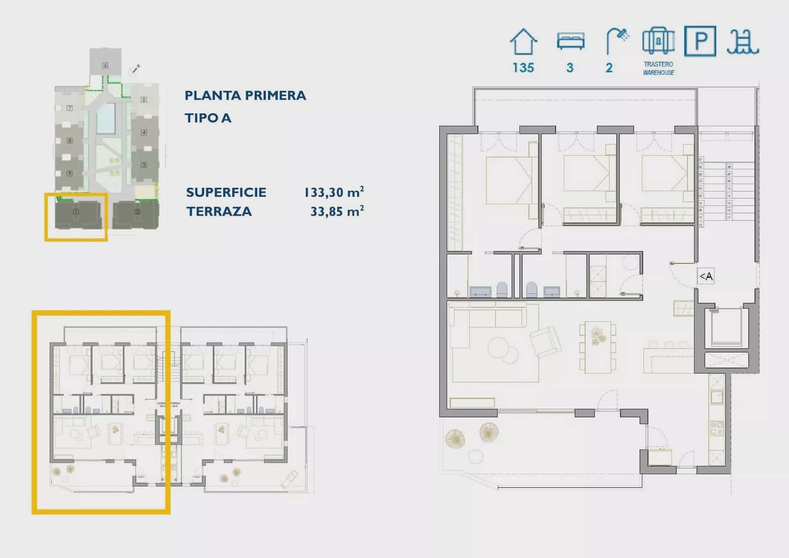 3 bedroom Apartment for sale in Lo Pagan with pool garage - € 322,900 (Ref: 8263081)