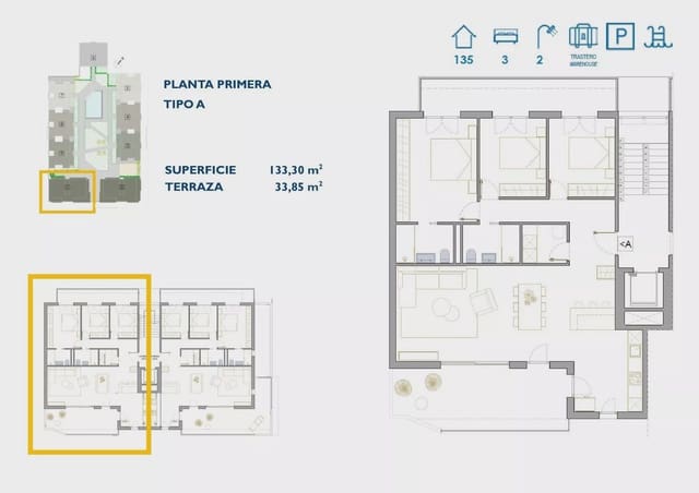 3 soverom Leilighet til salgs i Lo Pagan, San Pedro del Pinatar med svømmebasseng garasje - € 322 900 (Ref: 8263081)