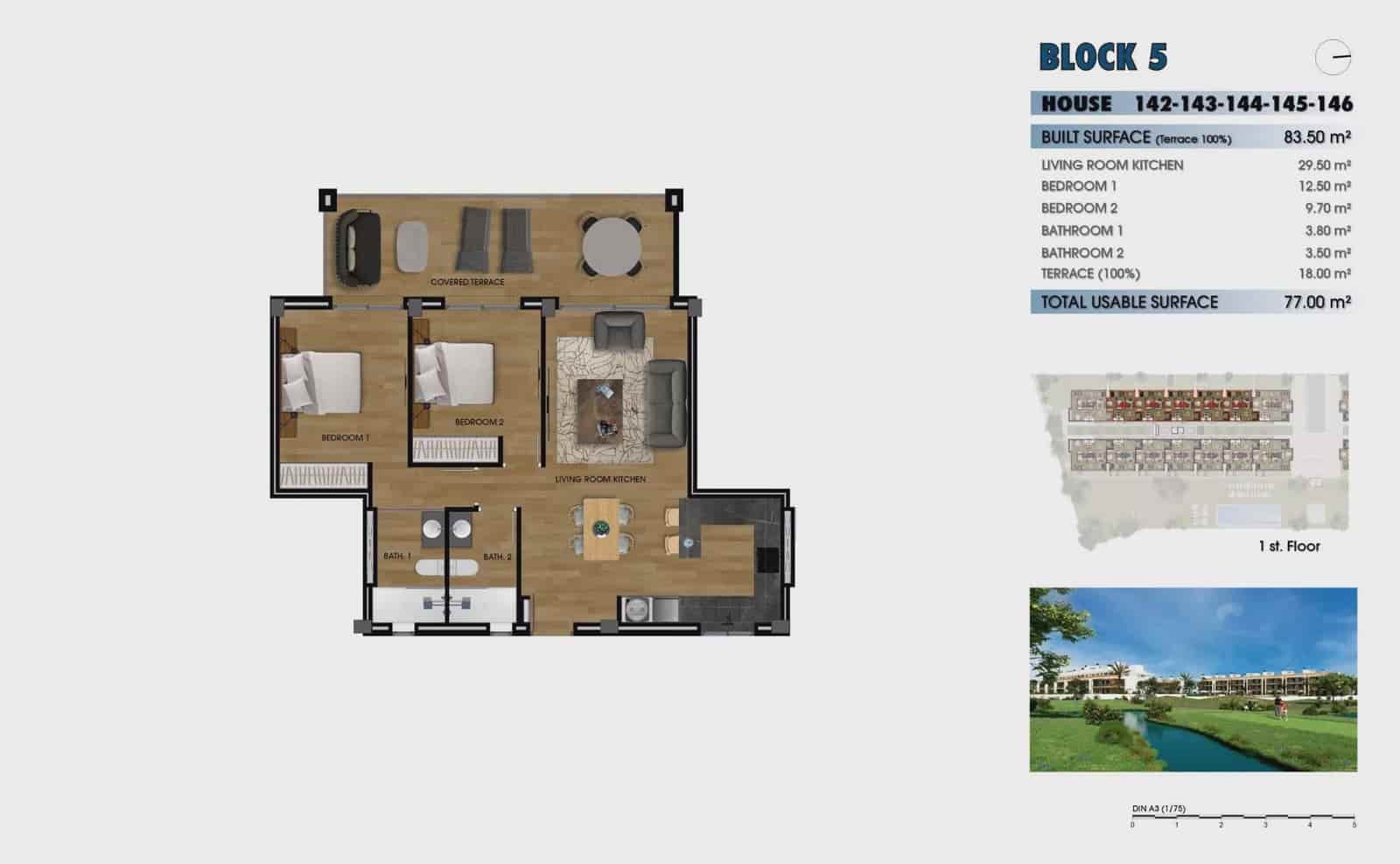 2 soverom Leilighet til salgs i Los Alcazares med svømmebasseng garasje - € 265 000 (Ref: 8316710)