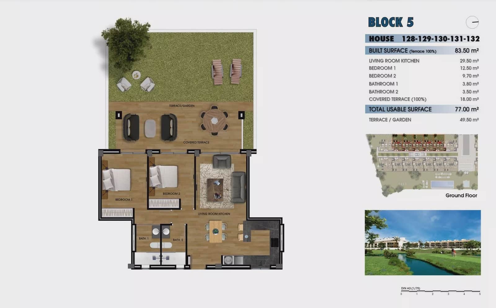 2 soverom Leilighet til salgs i Los Alcazares med svømmebasseng garasje - € 275 000 (Ref: 8316712)