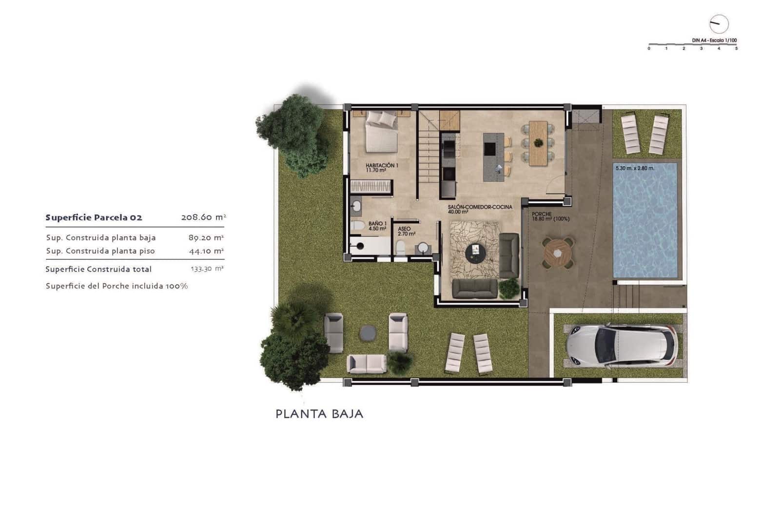 3 quarto Moradia para venda em Dolores com piscina garagem - 459 000 € (Ref: 8328837)