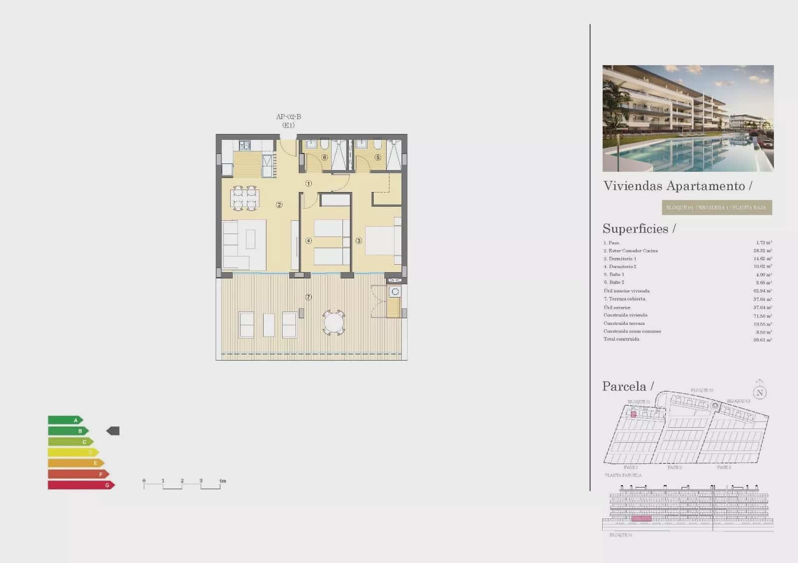 2 bedroom Apartment for sale in Muchamiel / Mutxamel with pool garage - € 282,000 (Ref: 8366496)